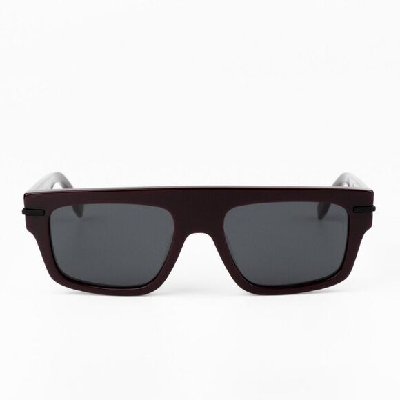 NEW Fendi FE40091U FENDIGRAPHY 69A Bordeaux Grey Unisex Square Sunglasses main image 8